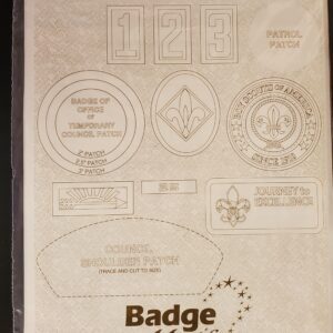 Arrowhead Neckerchief Slide Leather Craft Kit, 8pk - BSA CAC Scout