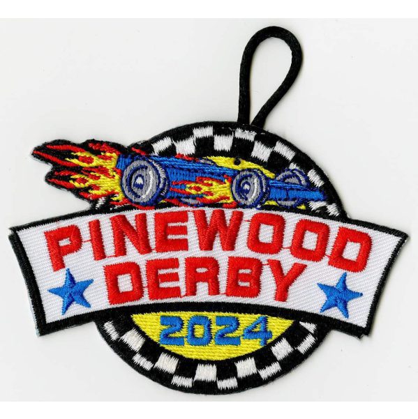 Pinewood Derby 2024 Patch BSA CAC Scout Shop